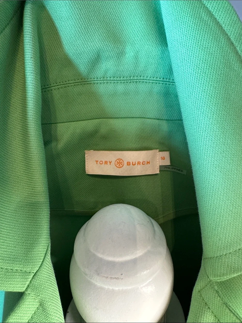 Tory Burch Lime Green Sgt. Pepper Twill Utility Blazer with pants